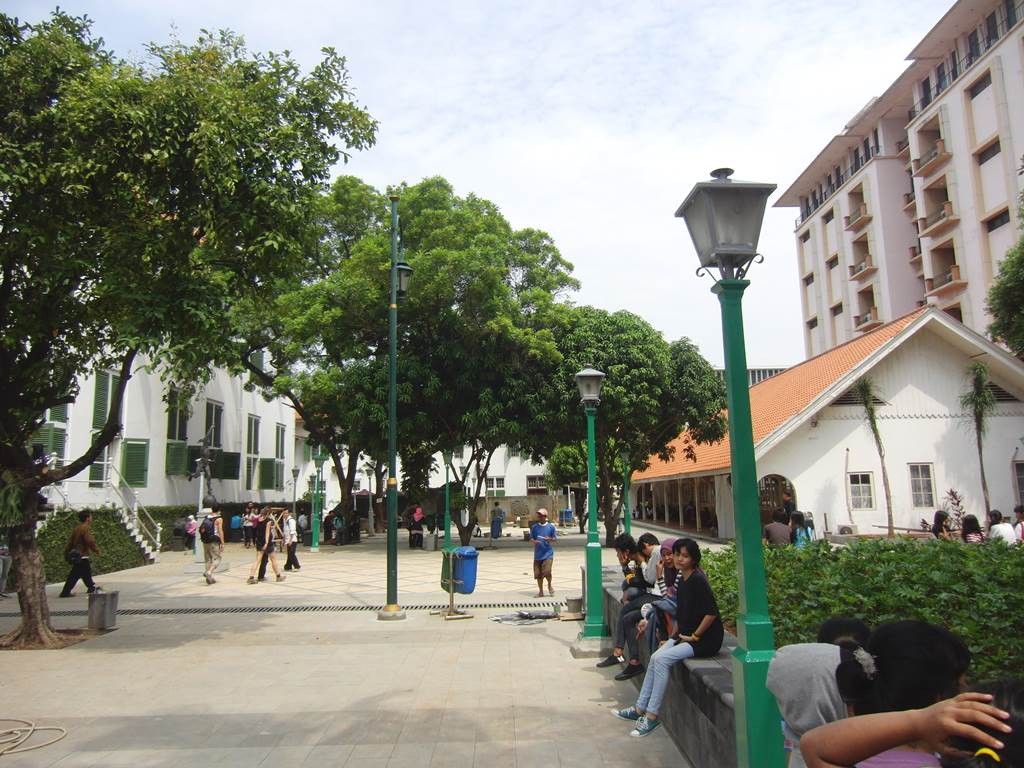 ジャカルタ歴史博物館の中庭