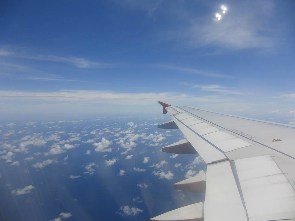 ジャワ島上空の写真